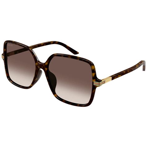 Gucci Women's Gg1448sa Tort Rectangle Sunglasses 